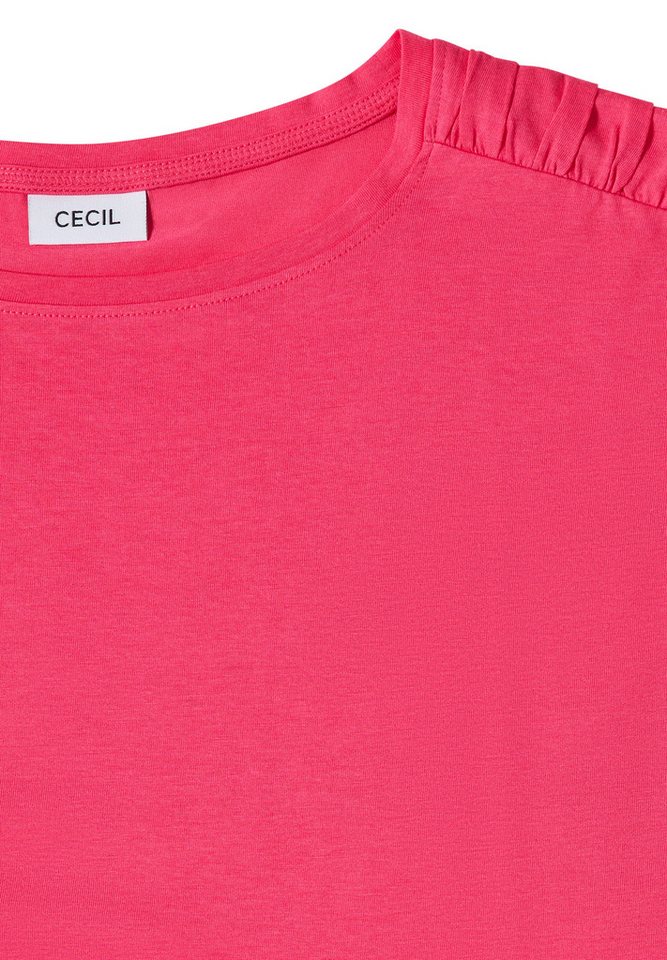CECIL Rundhalsshirt mit Raffung – Bild 5 von 5