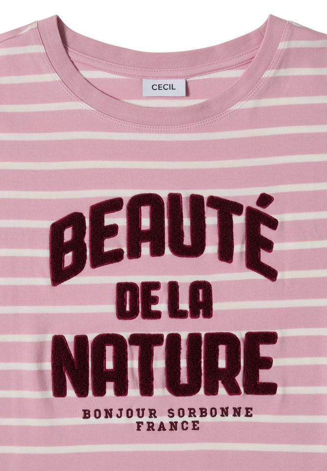 CECIL Rundhalsshirt mit Streifenmuster – Bild 5 von 5