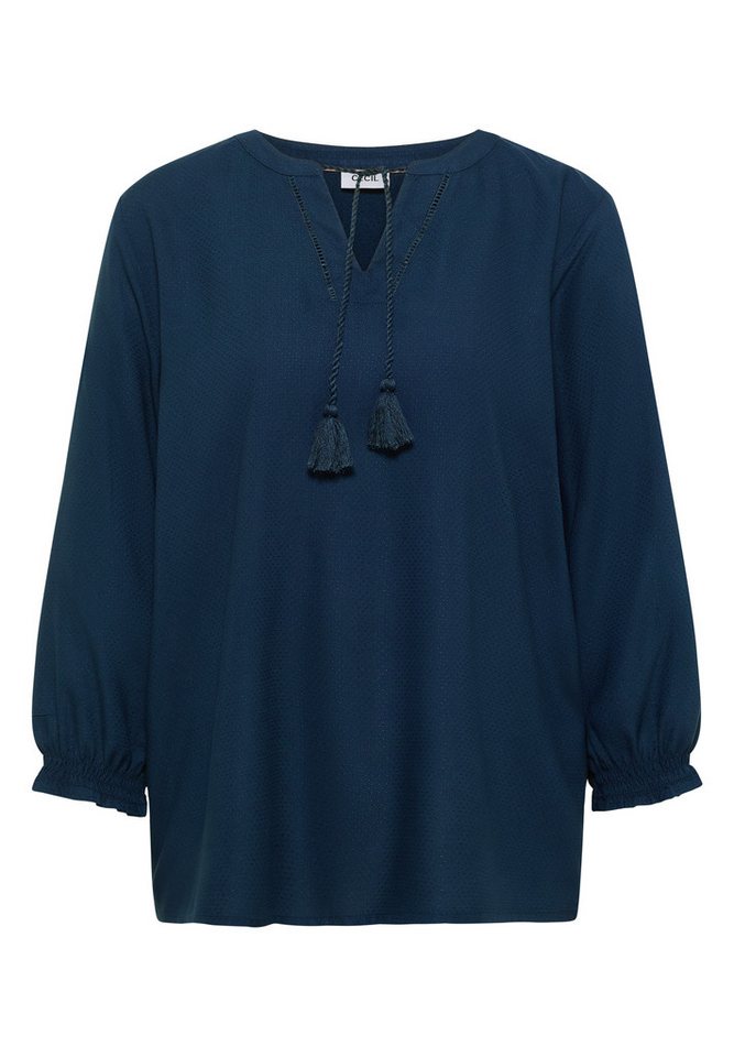 CECIL Shirtbluse aus softer Viskose – Bild 4 von 5