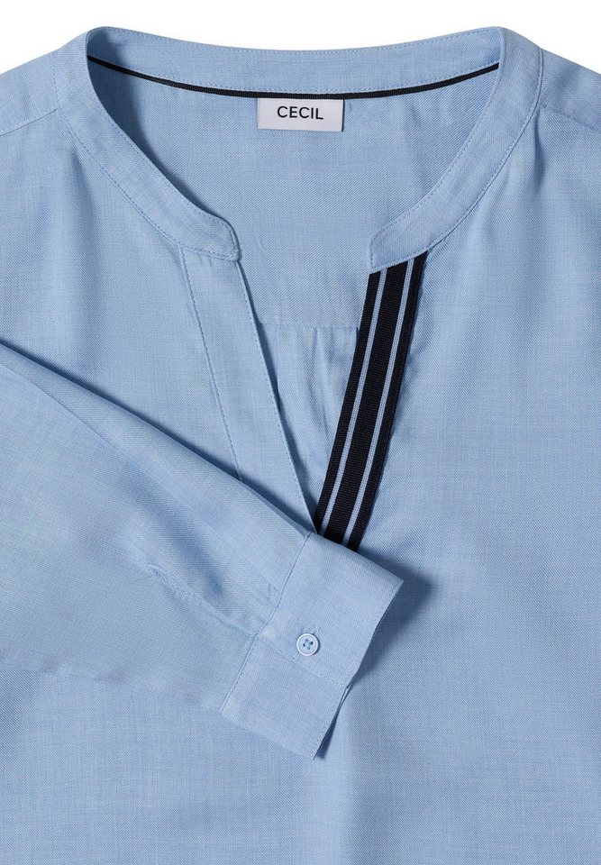 CECIL Shirtbluse mit geschlitztem Rundhalsausschnitt – Bild 5 von 5