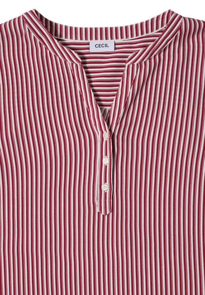 CECIL Shirtbluse mit geschlitztem Rundhalsausschnitt – Bild 5 von 5