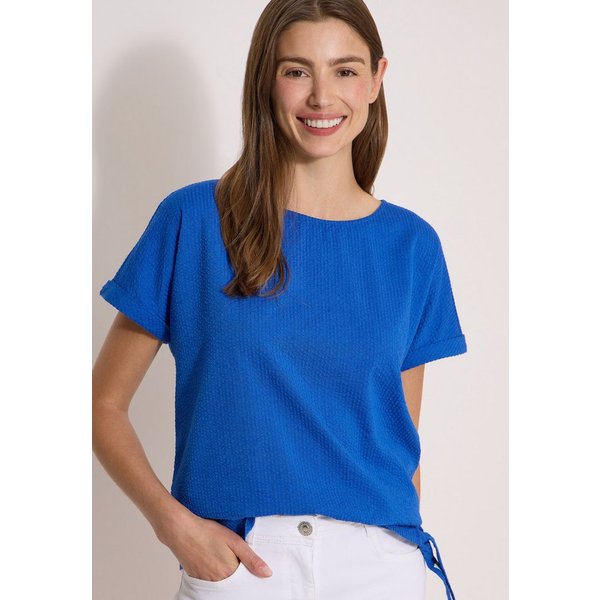 CECIL Shirtbluse mit Knotendetail am Saum