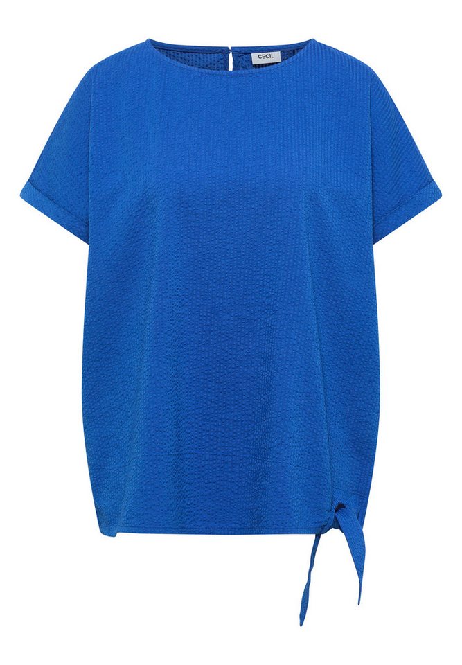 CECIL Shirtbluse mit Knotendetail am Saum – Bild 4 von 5