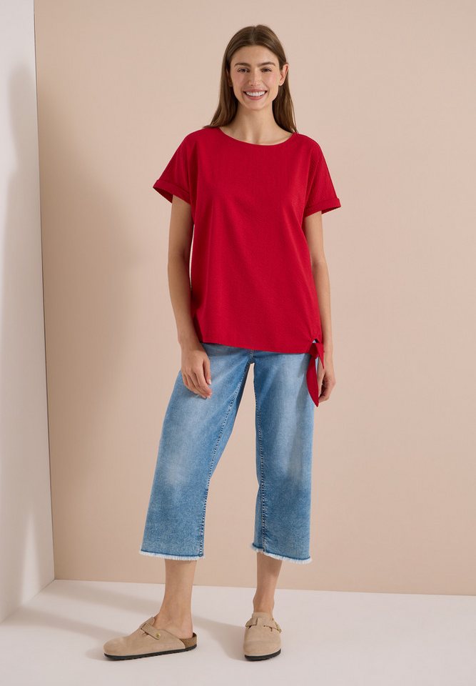 CECIL Shirtbluse mit Knotendetail am Saum – Bild 3 von 5