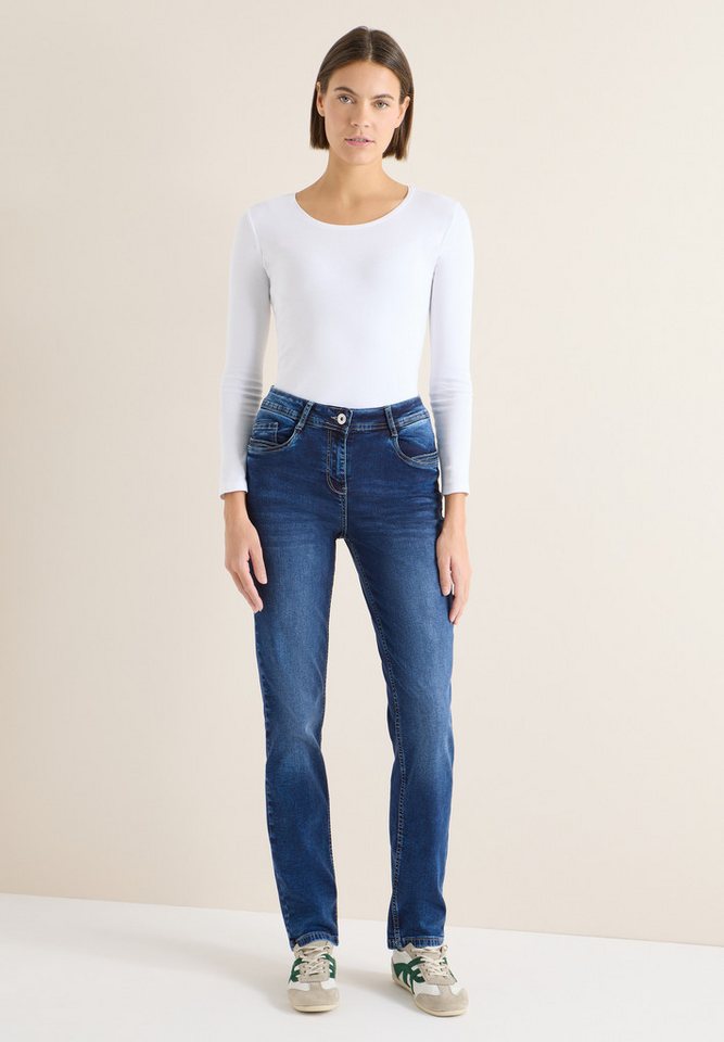 CECIL Slim-fit-Jeans High Waist – Bild 5 von 5