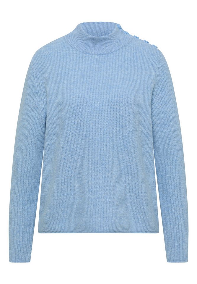 CECIL Stehkragenpullover aus softem Materialmix – Bild 4 von 5