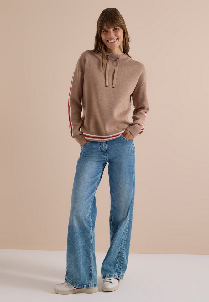 CECIL Stehkragenpullover College-Style Details – Bild 3 von 5