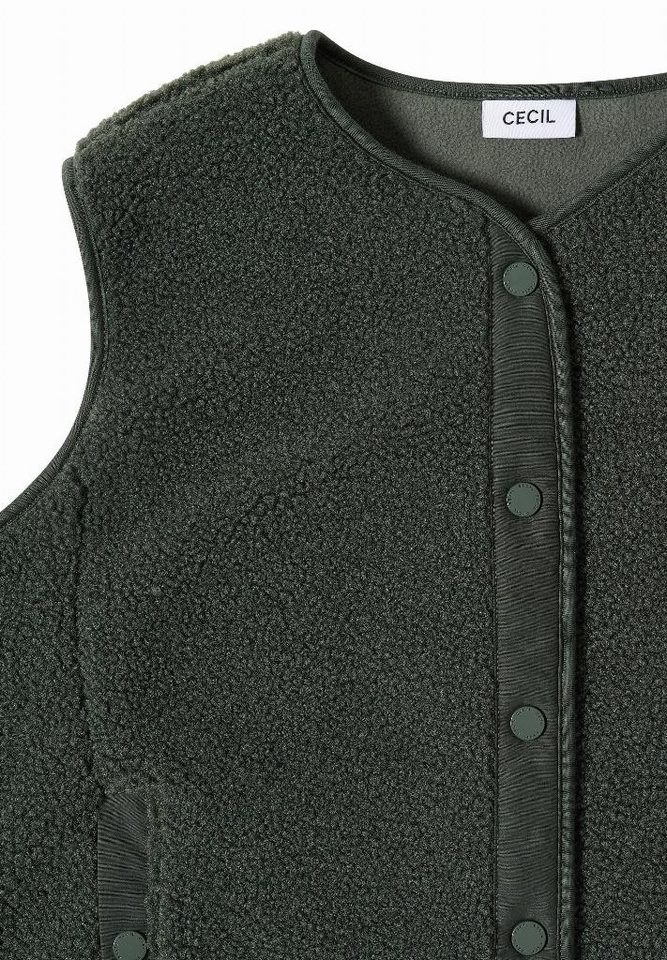 CECIL Steppweste Teddy-Weste mit Softshelldetails – Bild 2 von 5