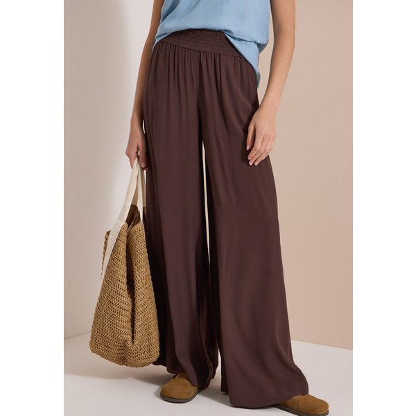 CECIL Stoffhose Loose Fit, Viskose, feine Struktur