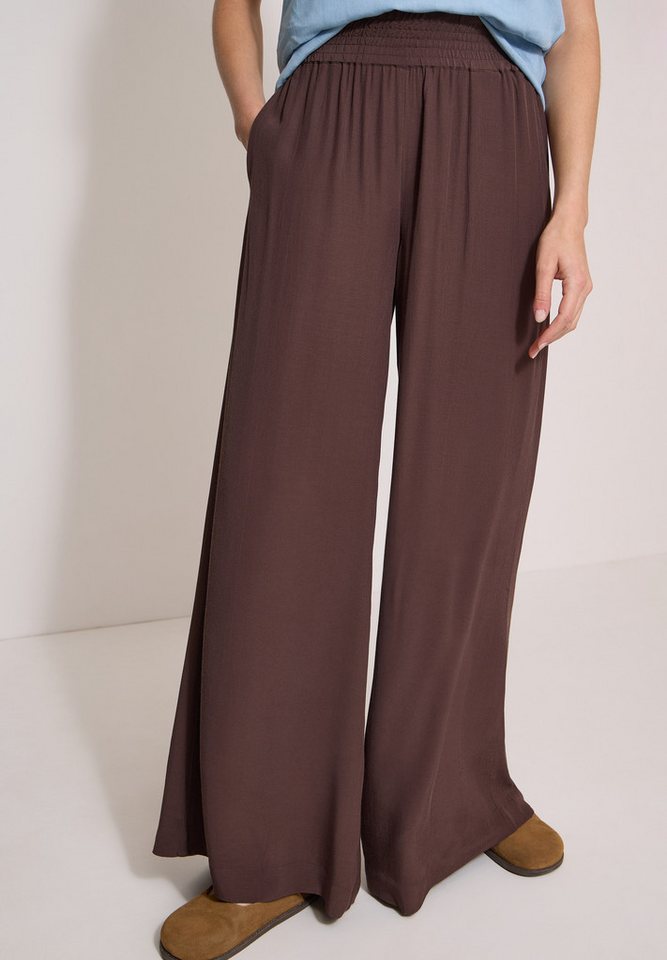 CECIL Stoffhose Loose Fit, Viskose, feine Struktur – Bild 3 von 5
