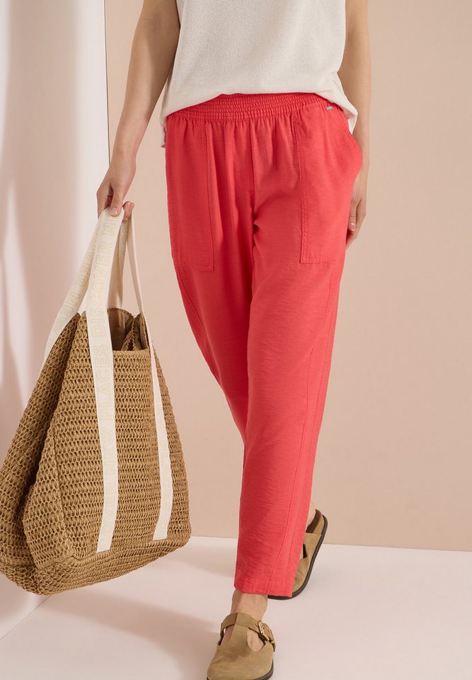 CECIL Stoffhose Style Chelsea Sommerhose mit elastischem Bund / Viskose – Bild 3 von 5