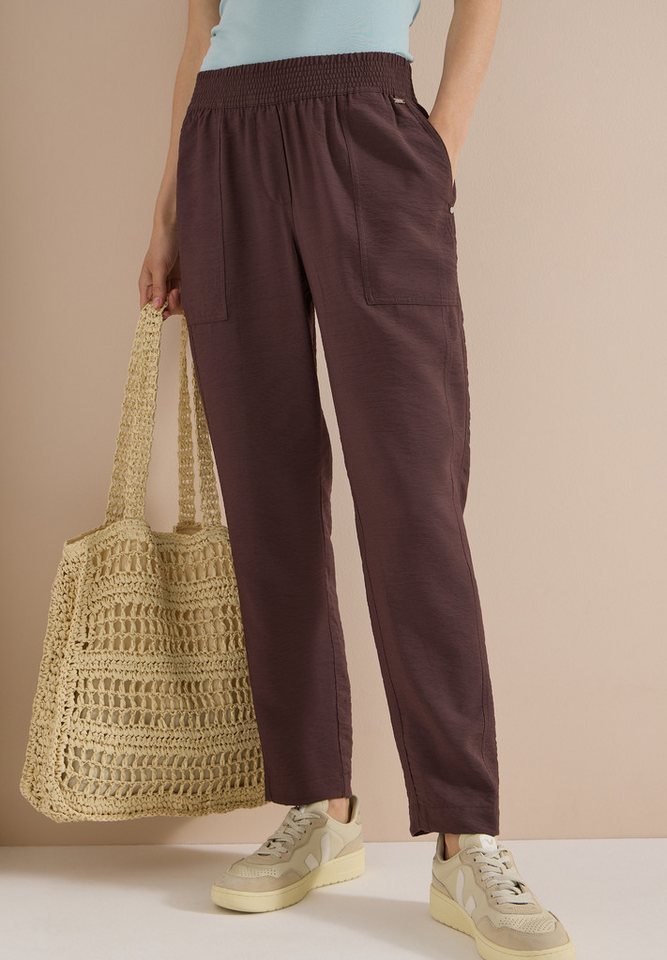 CECIL Stoffhose Style Chelsea Sommerhose mit elastischem Bund / Viskose – Bild 3 von 5