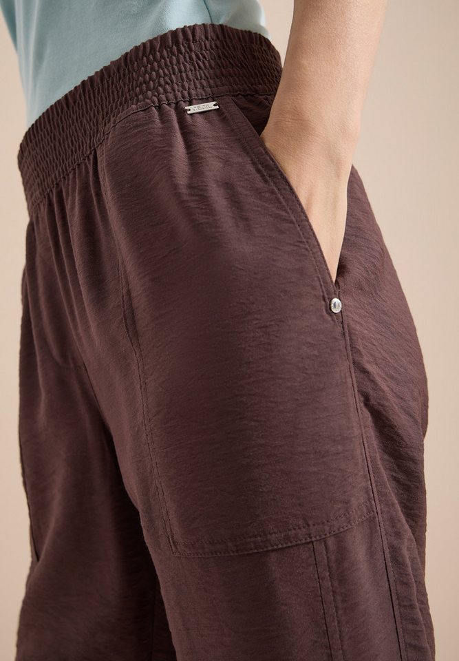 CECIL Stoffhose Style Chelsea Sommerhose mit elastischem Bund / Viskose – Bild 4 von 5
