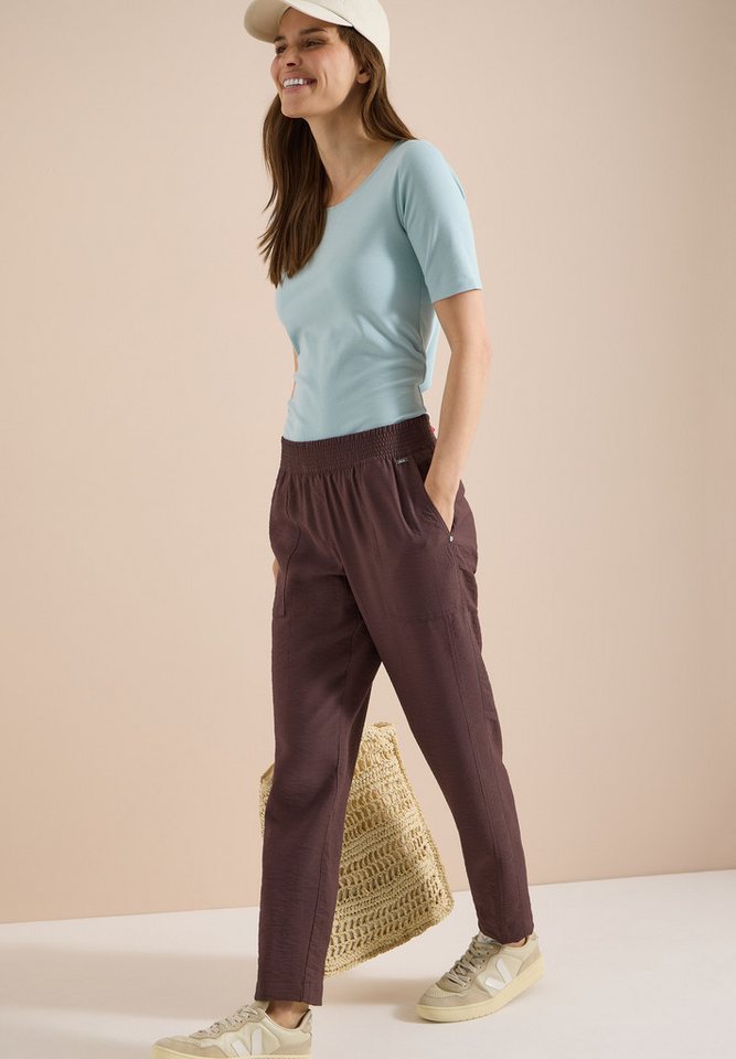 CECIL Stoffhose Style Chelsea Sommerhose mit elastischem Bund / Viskose – Bild 5 von 5