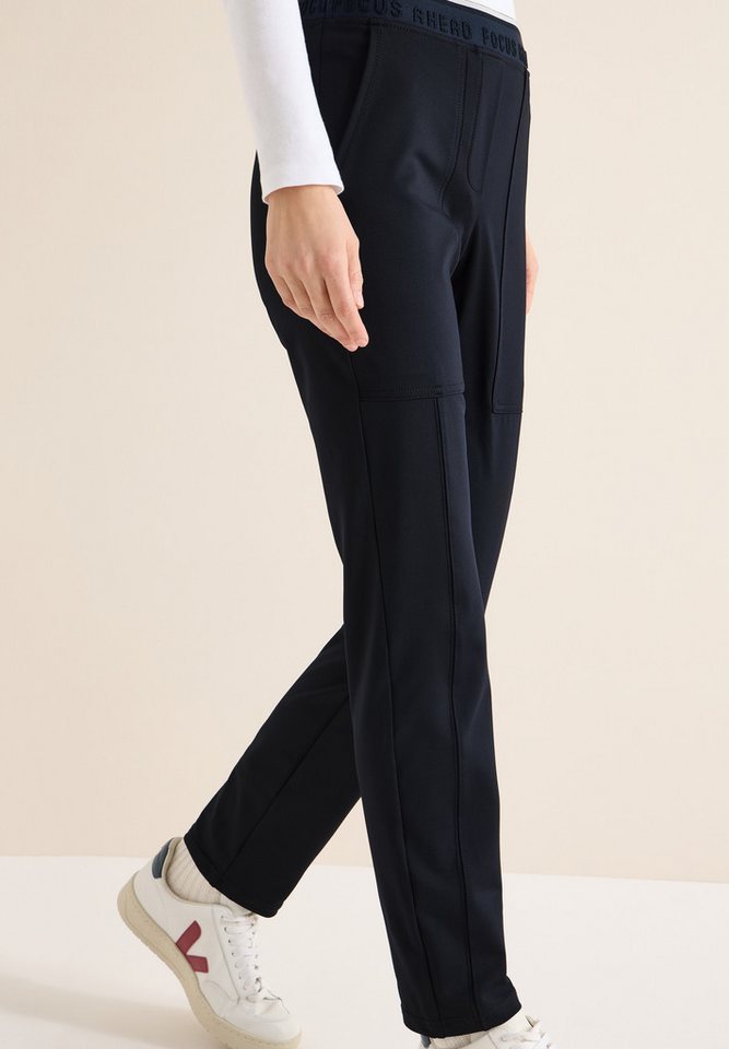 CECIL Stoffhose Style Tracey mit Stretch und elastischem Bund – Bild 2 von 5