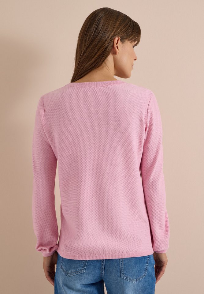 CECIL Strickpullover Elastiksaum und Tunnelzug – Bild 2 von 5