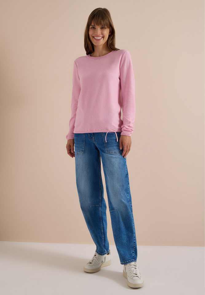 CECIL Strickpullover Elastiksaum und Tunnelzug – Bild 3 von 5