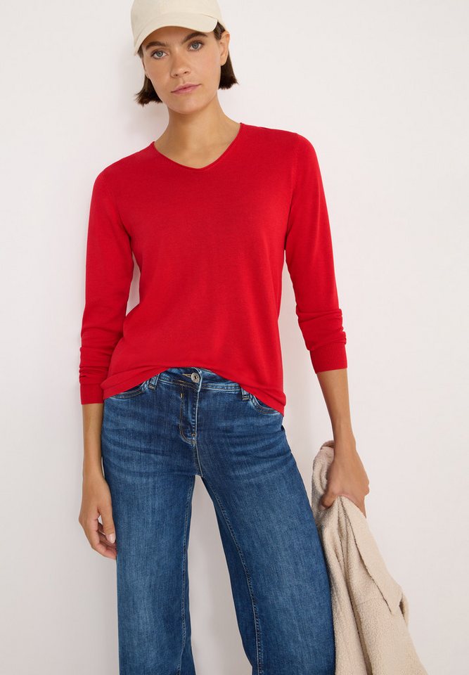 CECIL Strickpullover im soften Baumwoll-Mix – Bild 2 von 5