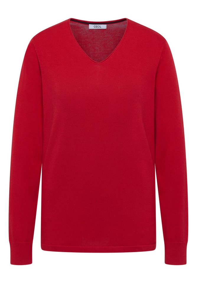CECIL Strickpullover im soften Baumwoll-Mix – Bild 5 von 5
