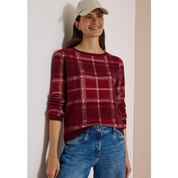 CECIL Strickpullover mit Karomuster