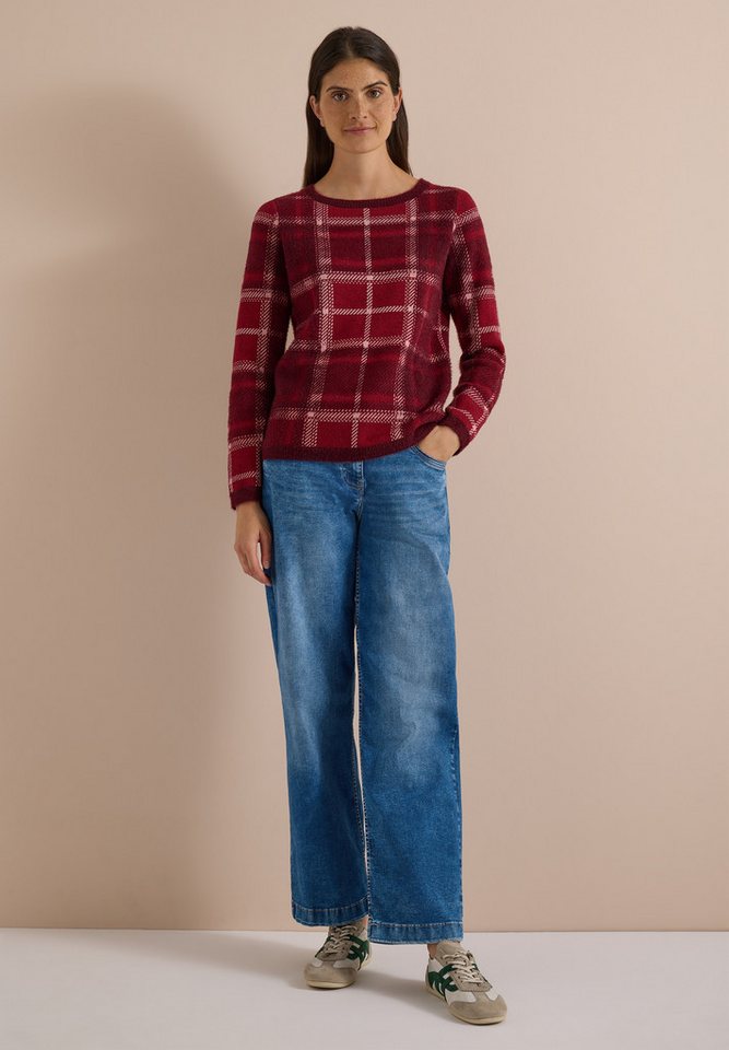 CECIL Strickpullover mit Karomuster – Bild 3 von 5