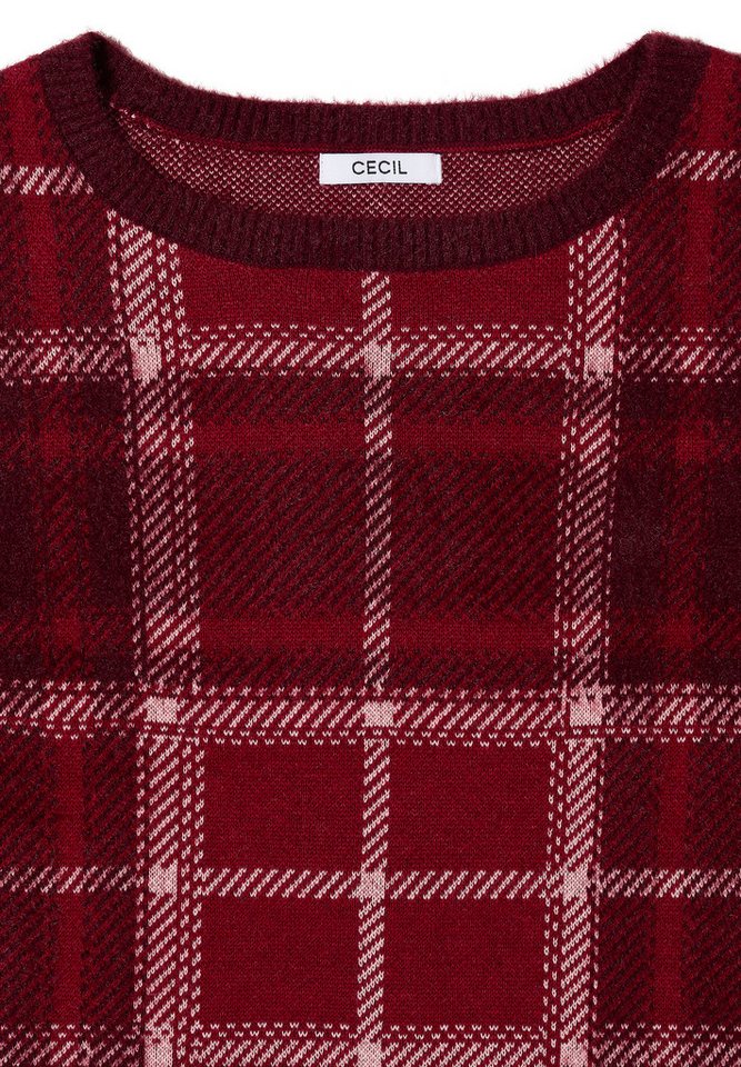 CECIL Strickpullover mit Karomuster – Bild 5 von 5