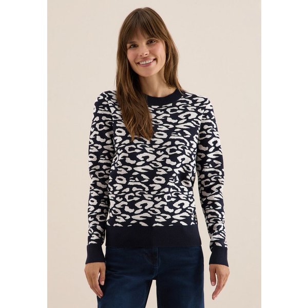 CECIL Strickpullover mit Leomuster