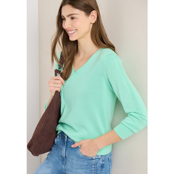 CECIL Strickpullover mit Strick-Detail