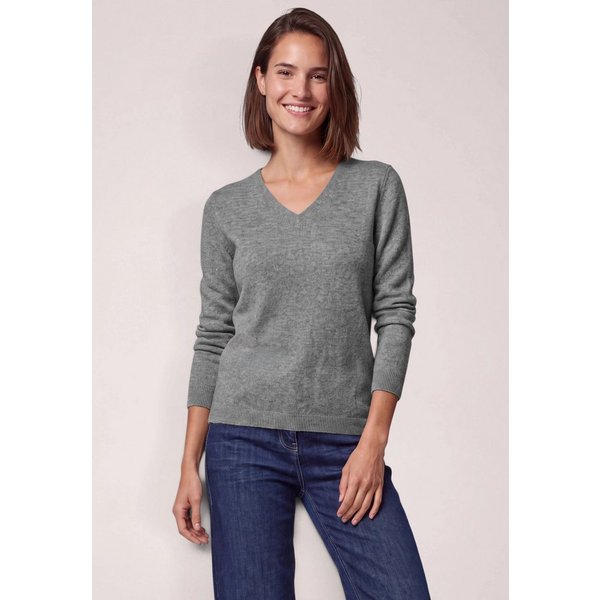 CECIL Strickpullover mit V-Ausschnitt