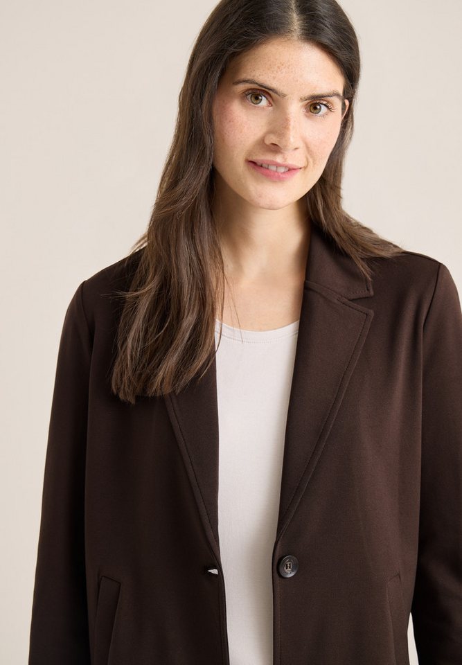 CECIL Sweatblazer mit Knopfverschluss und Viskose – Bild 4 von 5