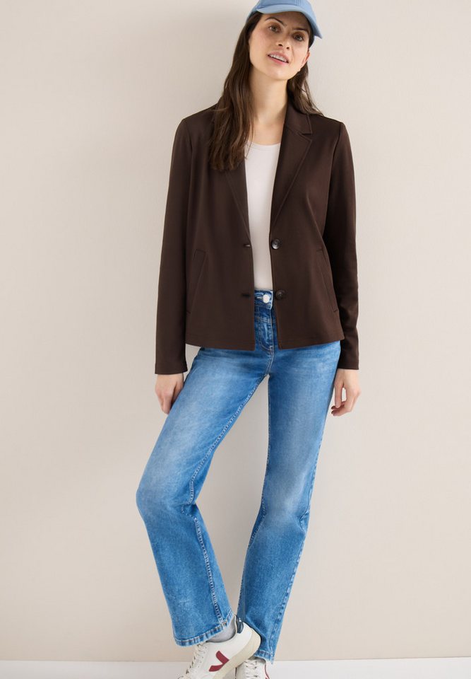 CECIL Sweatblazer mit Knopfverschluss und Viskose – Bild 5 von 5