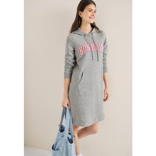 CECIL Sweatkleid mit Kapuze