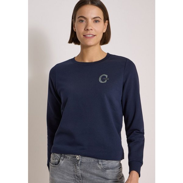 CECIL Sweatshirt mit Elastiksaum und Tunnelzug