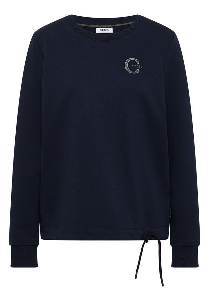 CECIL Sweatshirt mit Elastiksaum und Tunnelzug – Bild 4 von 5