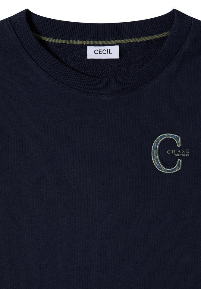 CECIL Sweatshirt mit Elastiksaum und Tunnelzug – Bild 5 von 5