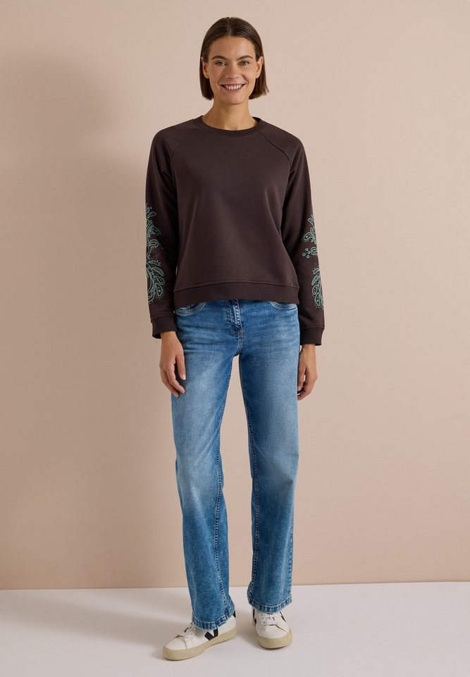 CECIL Sweatshirt mit Rundhalsausschnitt – Bild 3 von 5
