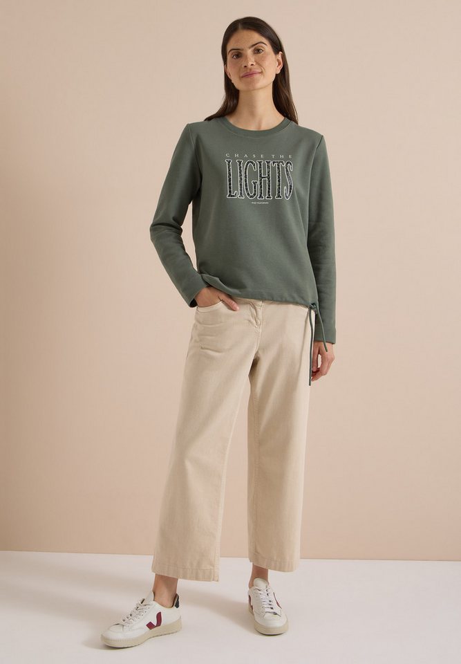 CECIL Sweatshirt mit Tunnelzug am Saum – Bild 3 von 5
