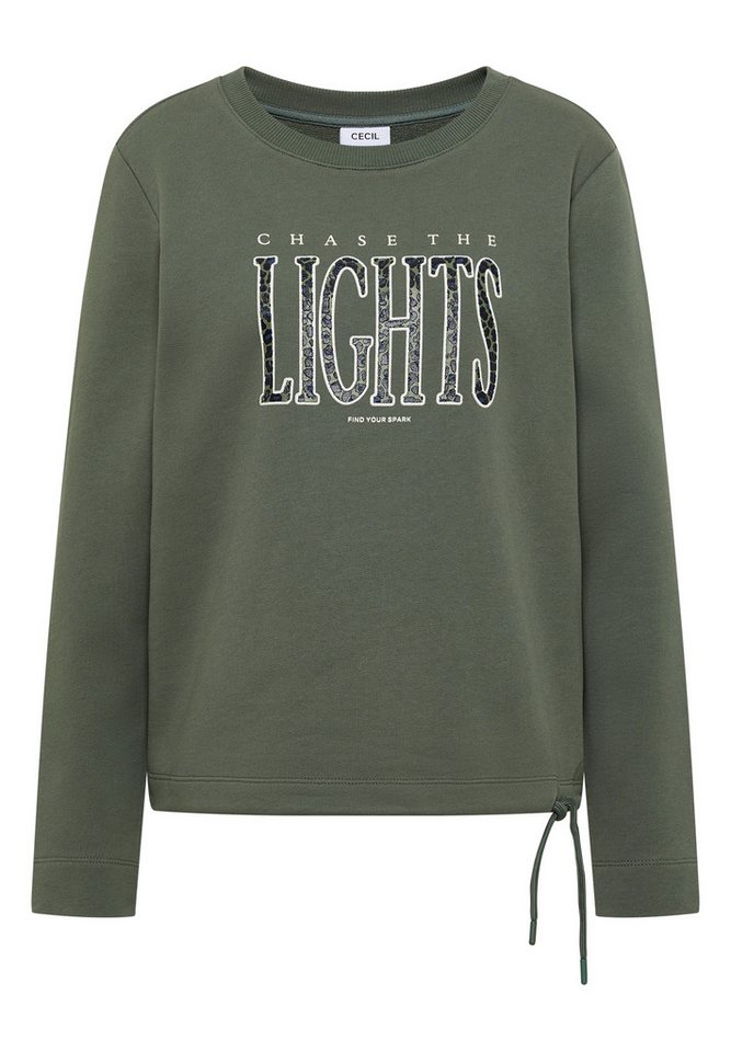 CECIL Sweatshirt mit Tunnelzug am Saum – Bild 4 von 5