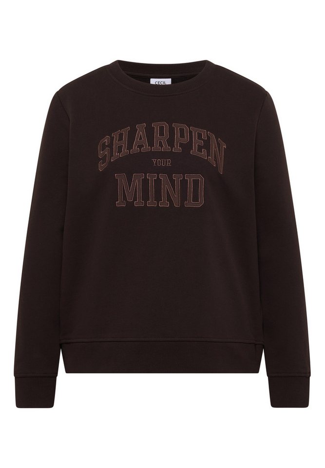 CECIL Sweatshirt mit Wording – Bild 4 von 5
