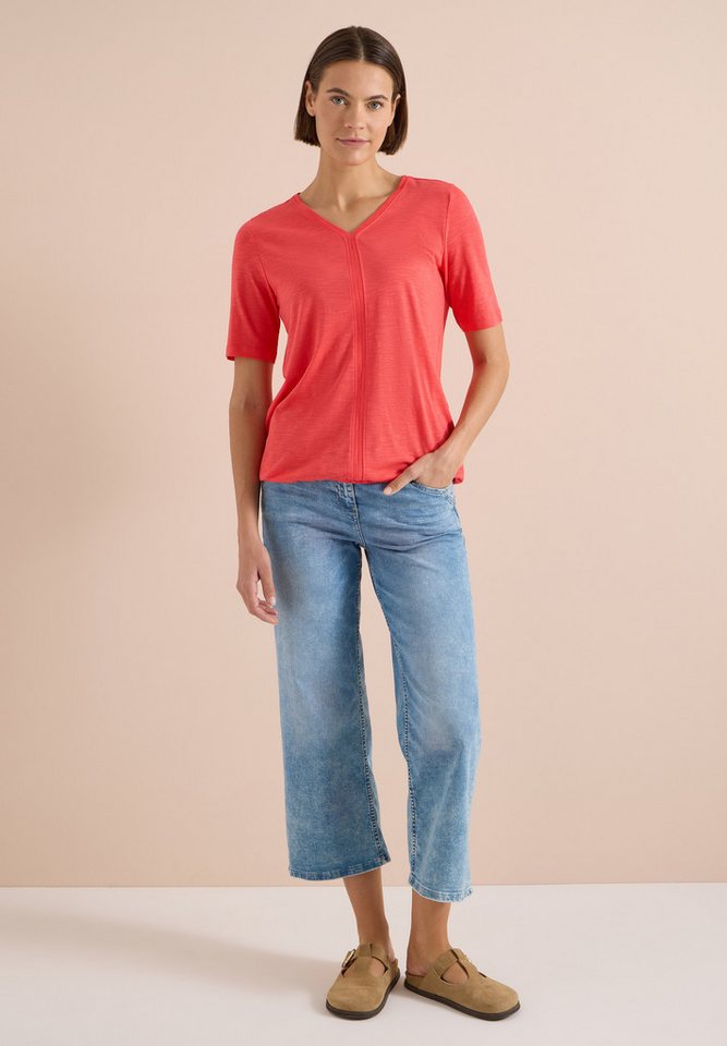 CECIL T-Shirt in Unifarbe – Bild 3 von 5