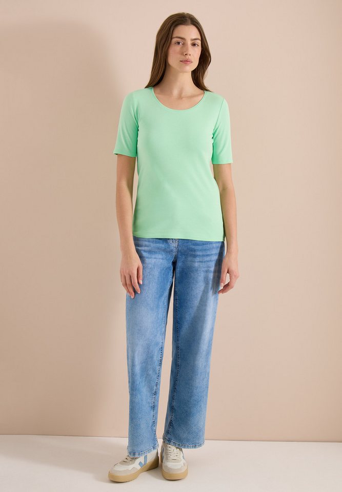 CECIL T-Shirt in Unifarbe – Bild 3 von 5