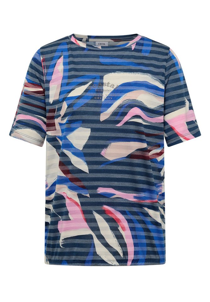 CECIL T-Shirt mit All-Over Print – Bild 4 von 5