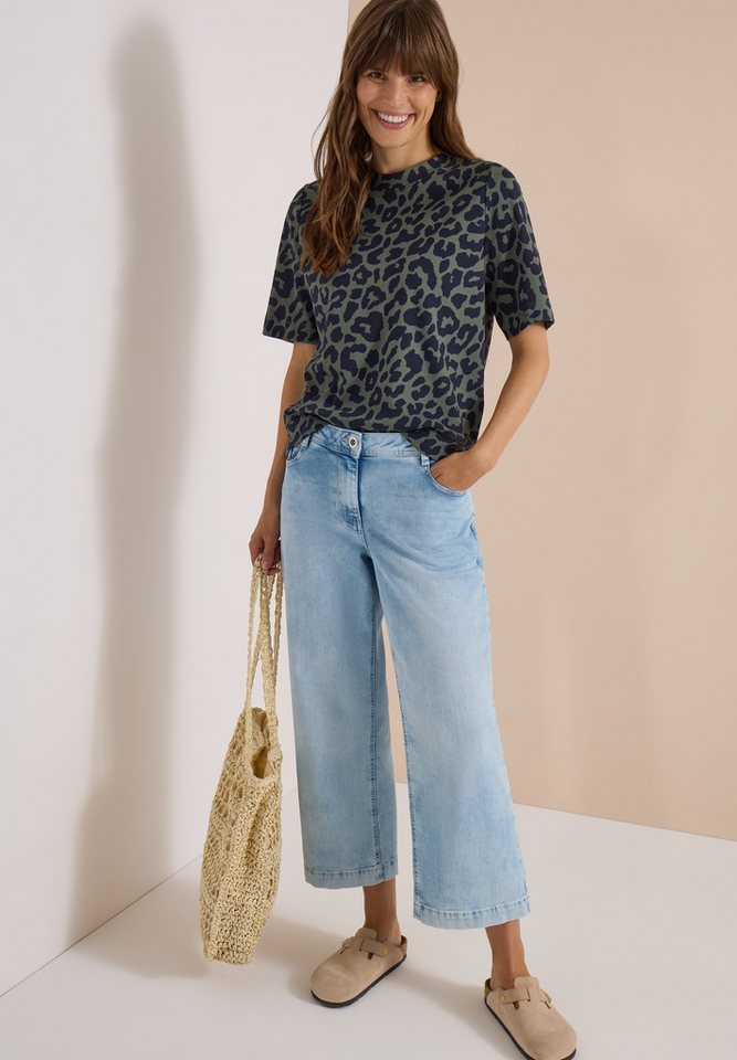 CECIL T-Shirt mit Animal-Print, lässige Passform – Bild 5 von 5