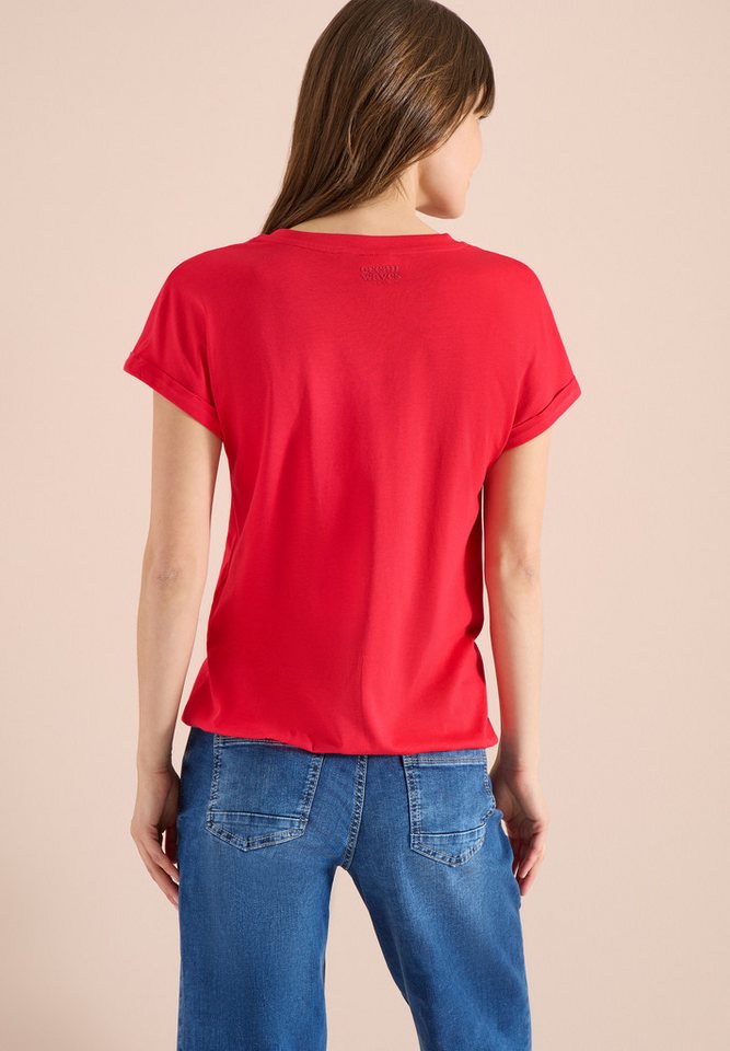 CECIL T-Shirt mit elastischem Bund – Bild 2 von 5