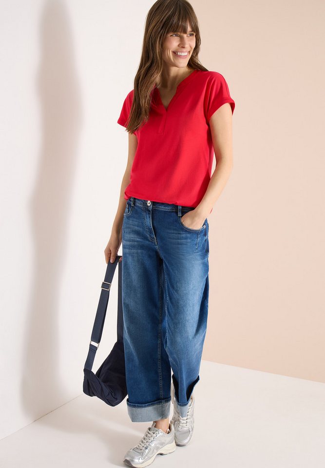 CECIL T-Shirt mit elastischem Bund – Bild 5 von 5
