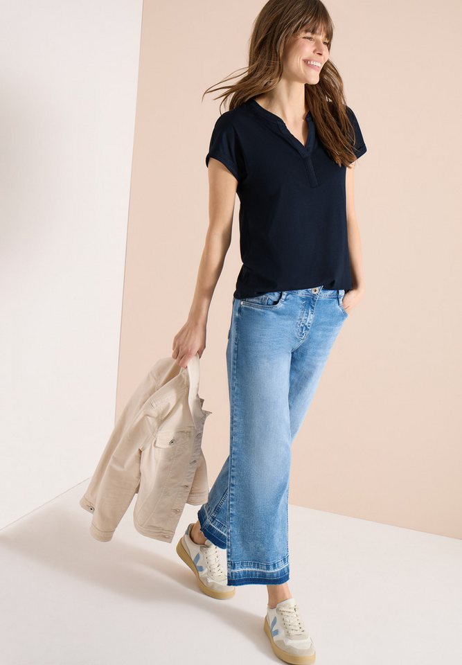 CECIL T-Shirt mit elastischem Bund – Bild 5 von 5