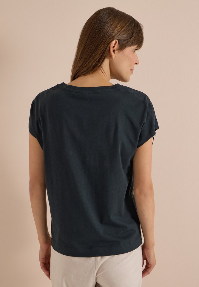 CECIL T-Shirt mit gerafften Ärmeln – Bild 2 von 5