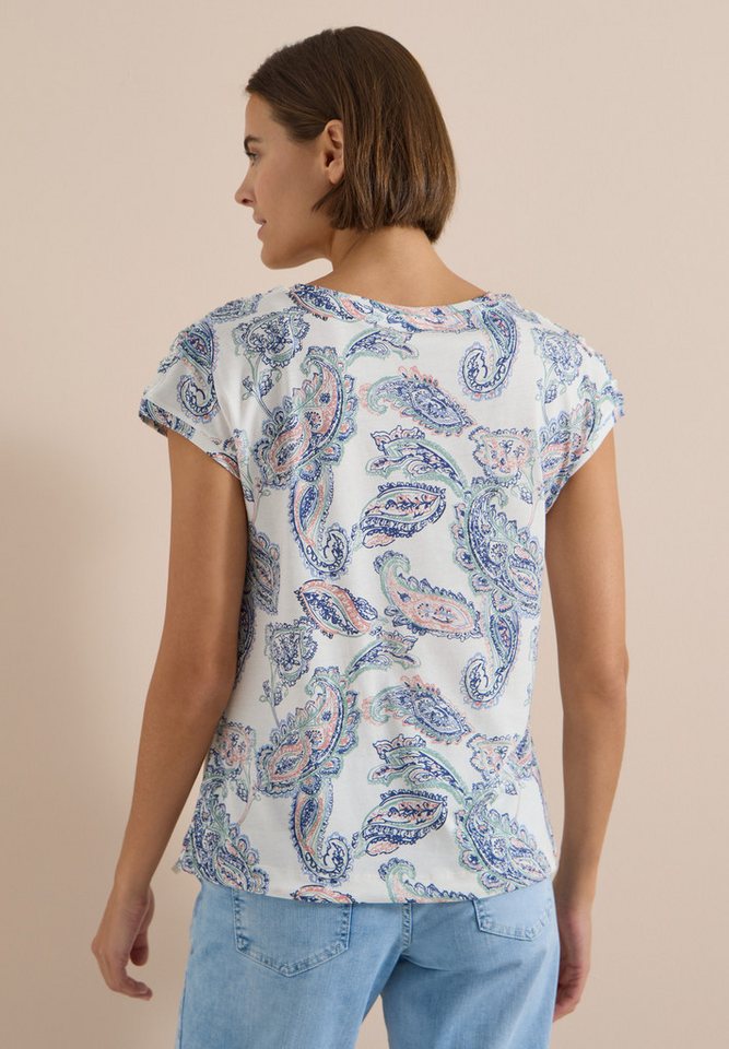 CECIL T-Shirt mit gerafften Ärmeln – Bild 2 von 5