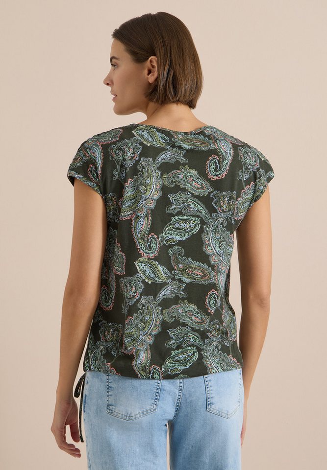 CECIL T-Shirt mit gerafften Ärmeln – Bild 2 von 5