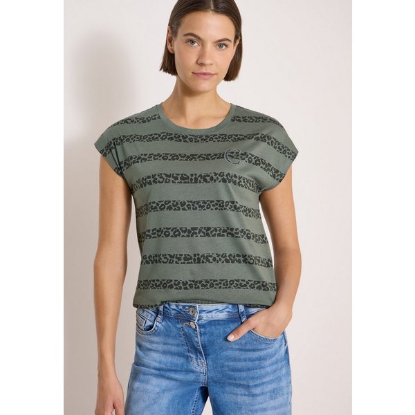 CECIL T-Shirt mit Leo-Streifen
